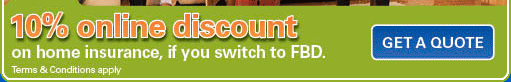 FBD Insurance - Save up to 28% Discount when you buy home insurance online